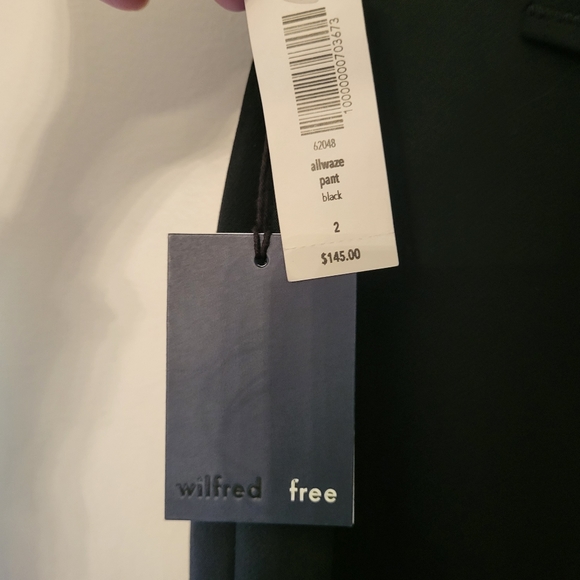 Wilfred Free Allwaze Black Pants Ladies Size 2 New With Tag - Picture 4 of 12